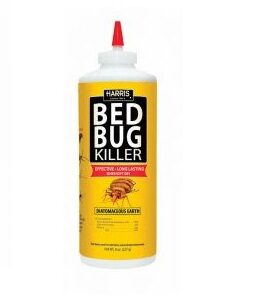 Bed Bug Powder/Harris Bed Bug Killer, Diatomaceous Earth Powder 1/2 LB, Fast Kill with Extended Residual Protection