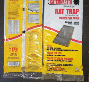 2 Non Toxic Glue Traps 48 RNHP 1 Pack. Ready to Use Indoors. Rat Mouse Snake Exterminator Plastic Sticky Adhesive Easy No-Mess Simple Non-Toxic Disposable - Made in the USA